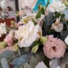 Box de flores mixtas y globo burbuja