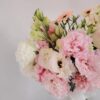 FB_IMG_1786664088517 Florero de lisianthus con gerbera