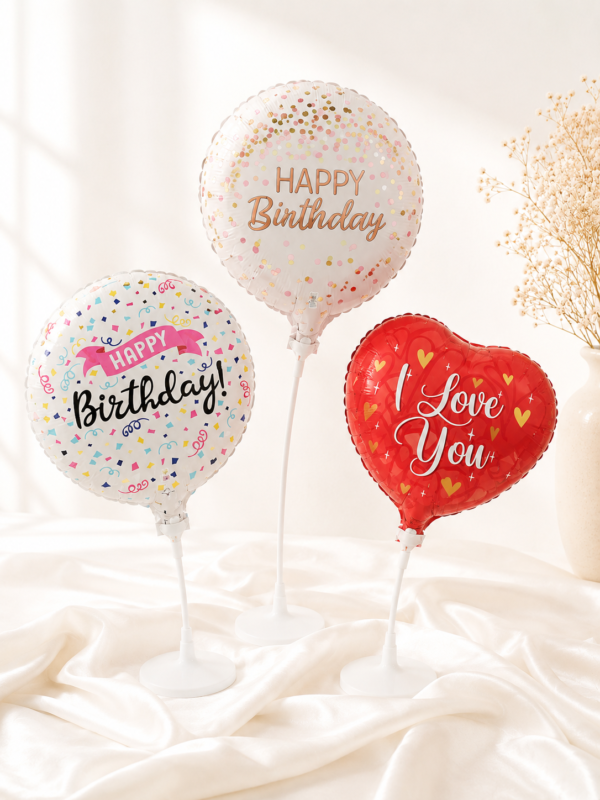 1 Globos metálicos